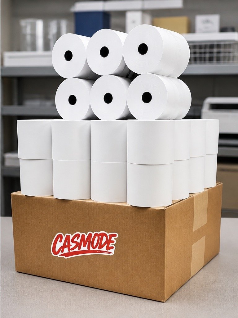 Casmode, rollos térmicos 80 × 80 mm