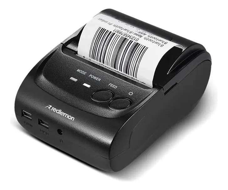 Mini impresora térmica Bluetooth de 58 mm