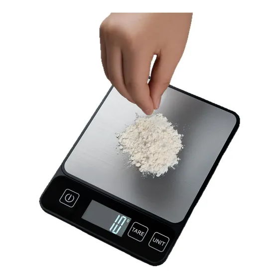 Báscula LCD negra de 10 kg