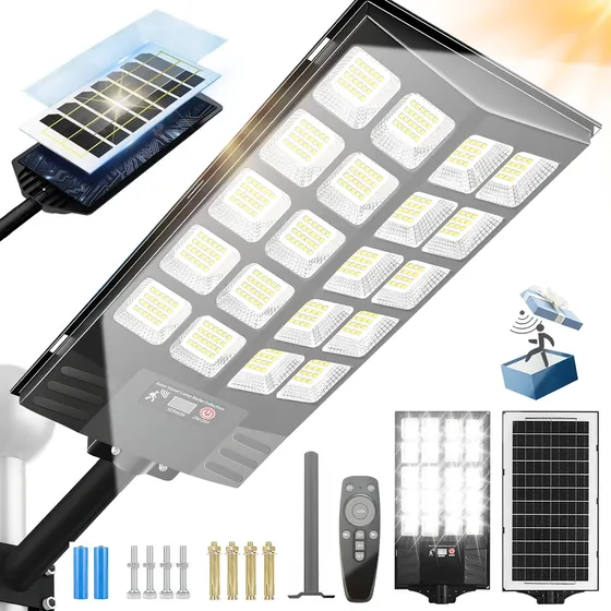 Lámpara solar suburbana 7800 W
