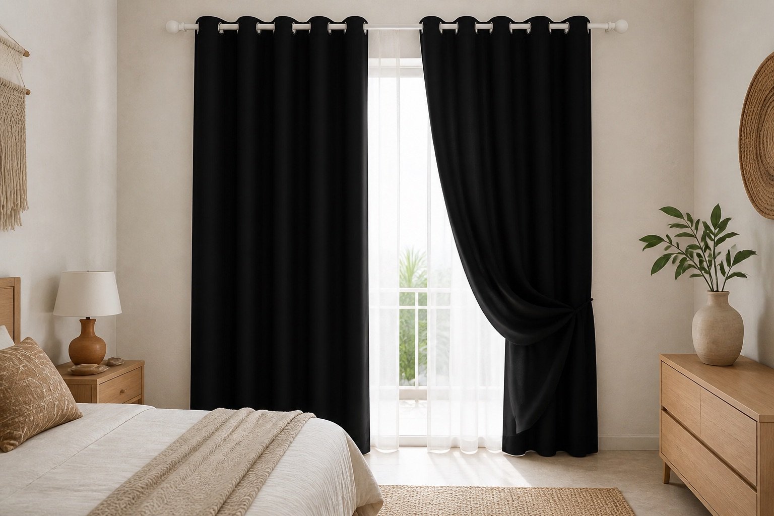 Cortina blackout BIAOJUE 214 × 160 cm