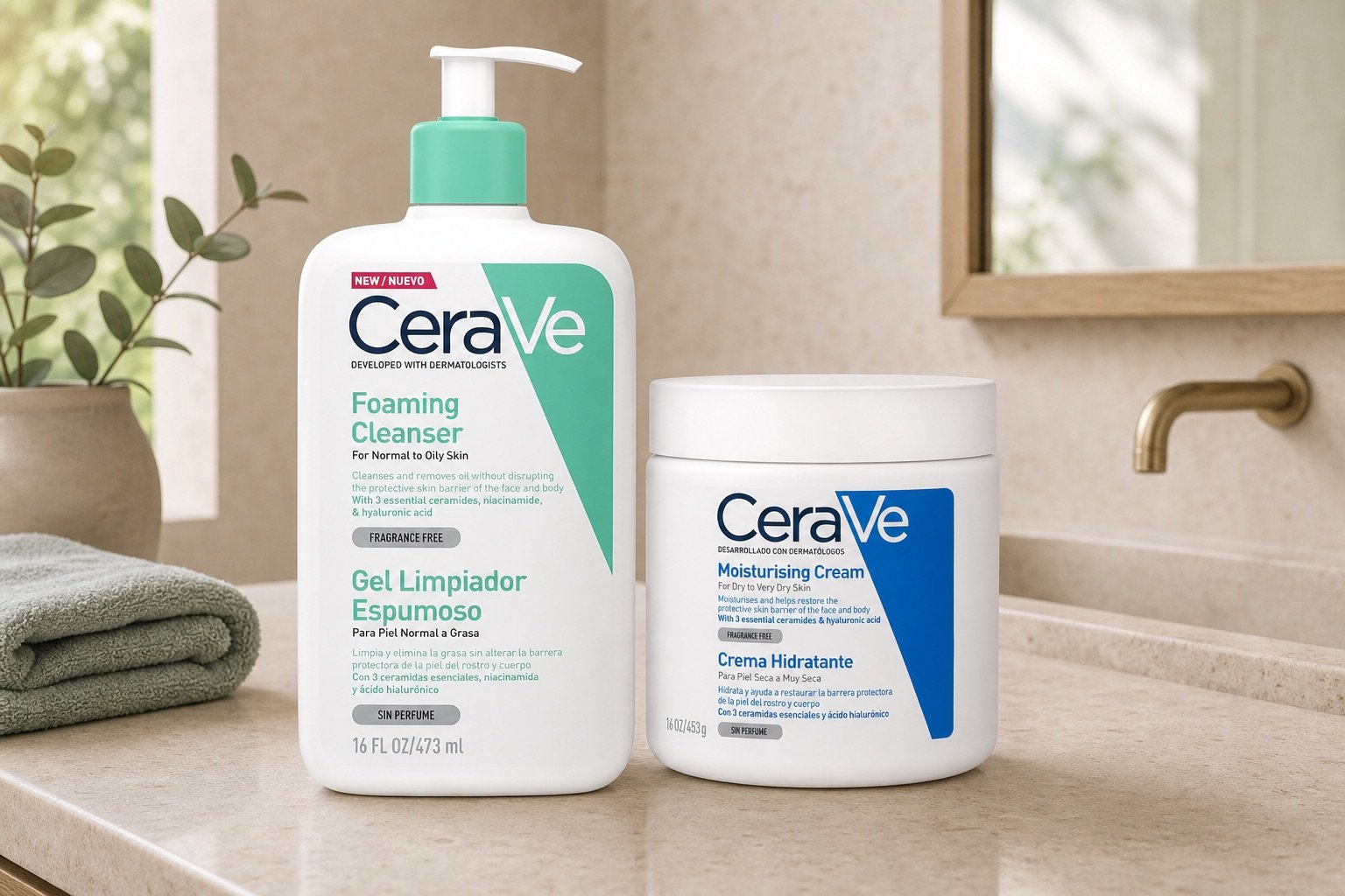 CeraVe Gel Limpiador Espumoso 473 ml