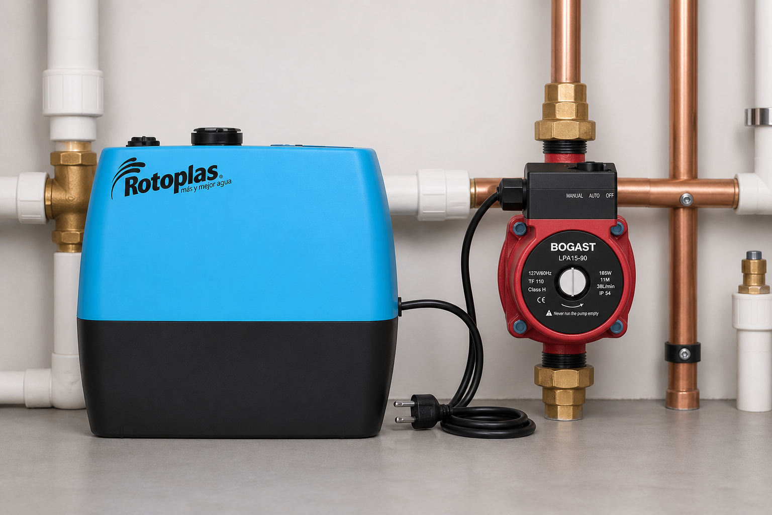 Bomba inteligente Rotoplas de 1/4 HP