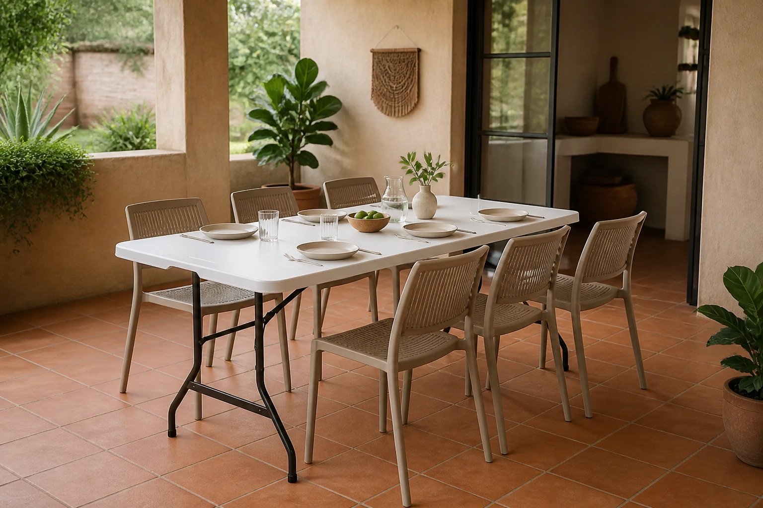 Mesa plegable Styrka de 1.80 m